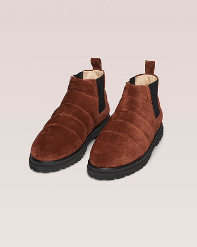 Bede - Rounded Toe Boot - Cinnamon Brown