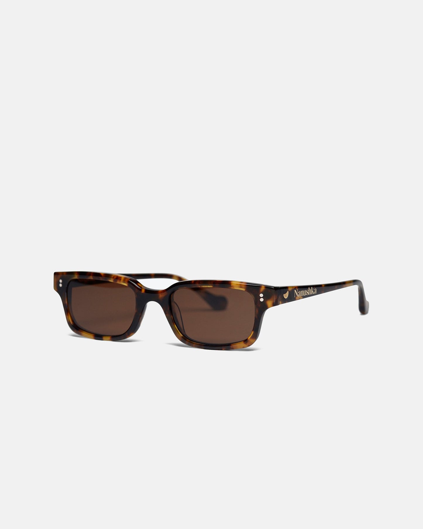 Albin - Plastic Sunglasses - Dark Amber