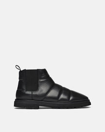 Bede Mens - Rounded Toe Boot - Black