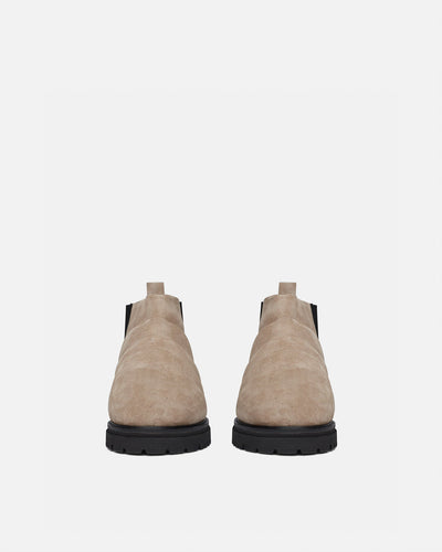 Bede - Rounded Toe Boot - Stone