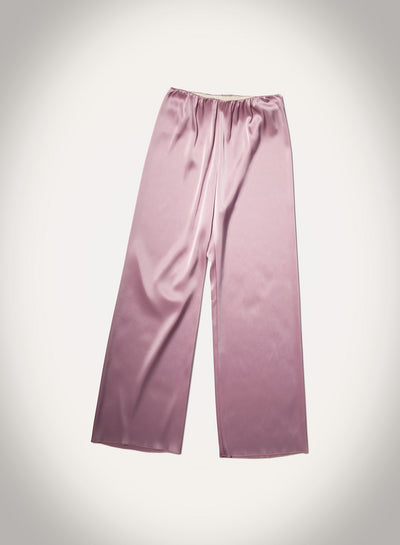 Brenda - Slip Satin Pants - Dusty Pink