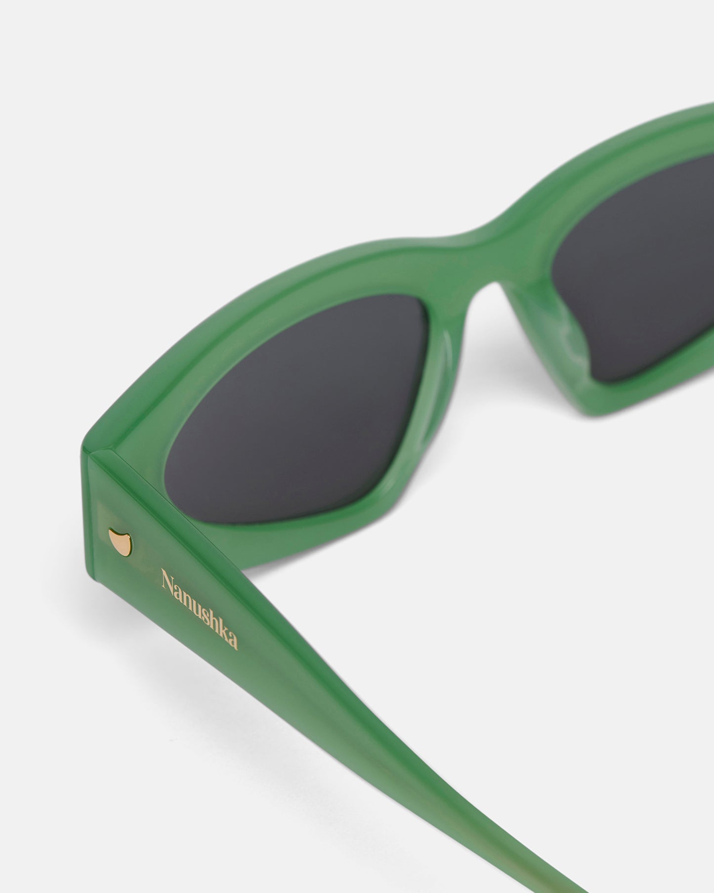 Crista - Bio-Plastic D-Frame Sunglasses - Green