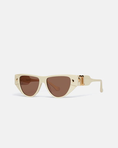 Emme - Bio-Plastic Cat-Eye Sunglasses - Shell Symbol