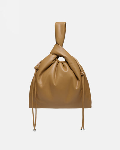 Jen Drawstring - Okobor™ Alt-Leather Bag - Oak