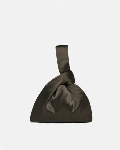 Jen - Slip Satin Bag - Dark Green
