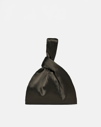 Jen - Slip Satin Bag - Dark Green