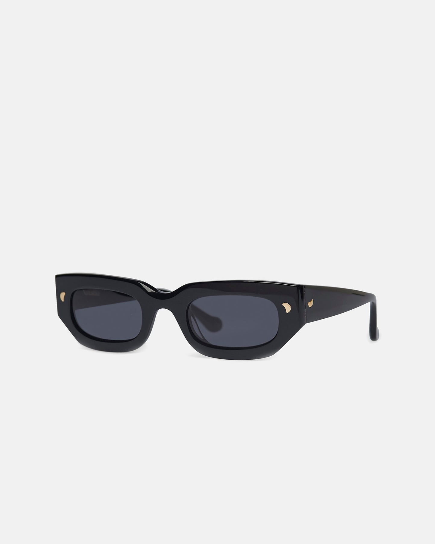 Kadee - Bio-Plastic D-Frame Sunglasses - Grey/Black