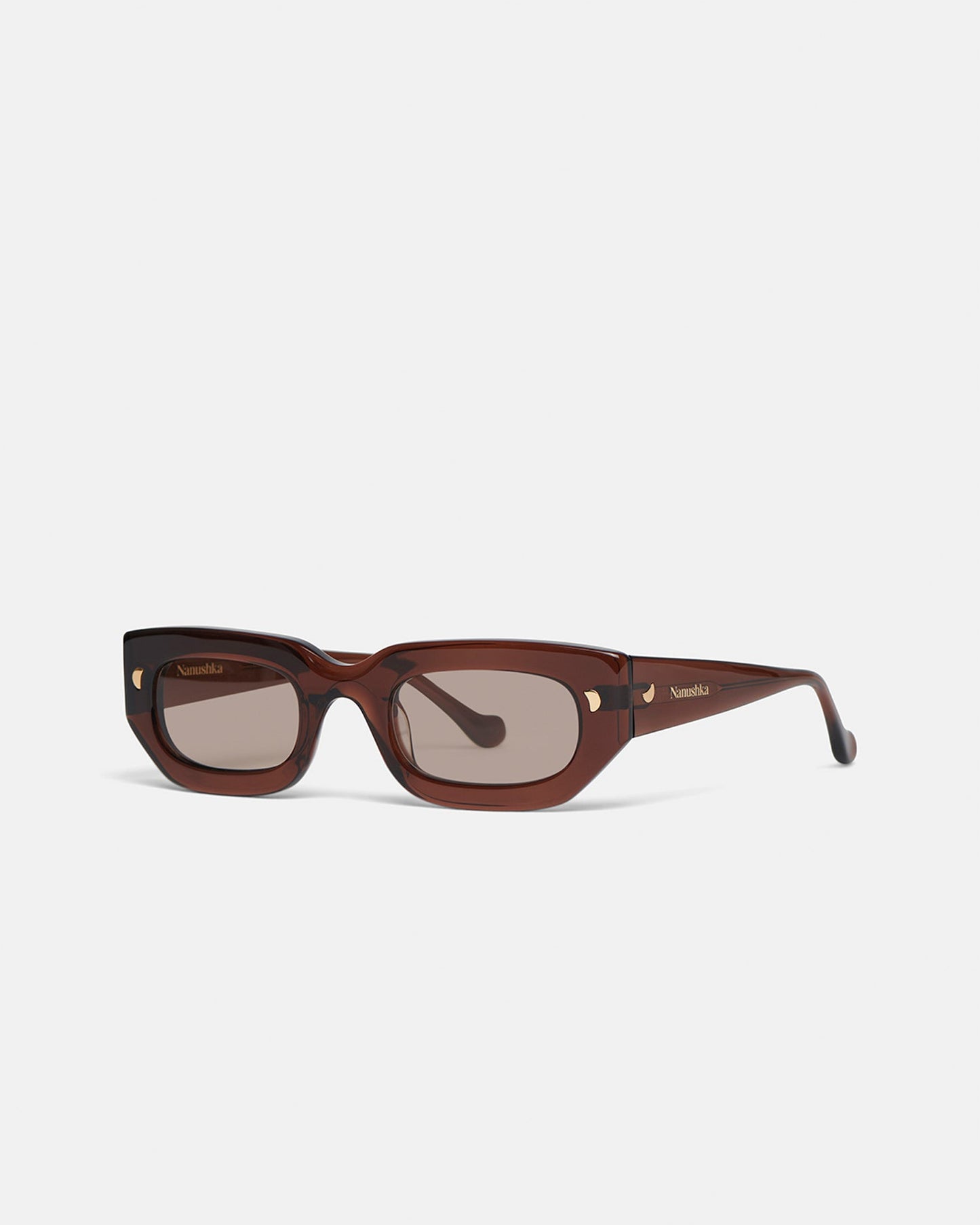 Kadee - Bio-Plastic D-Frame Sunglasses - Brown