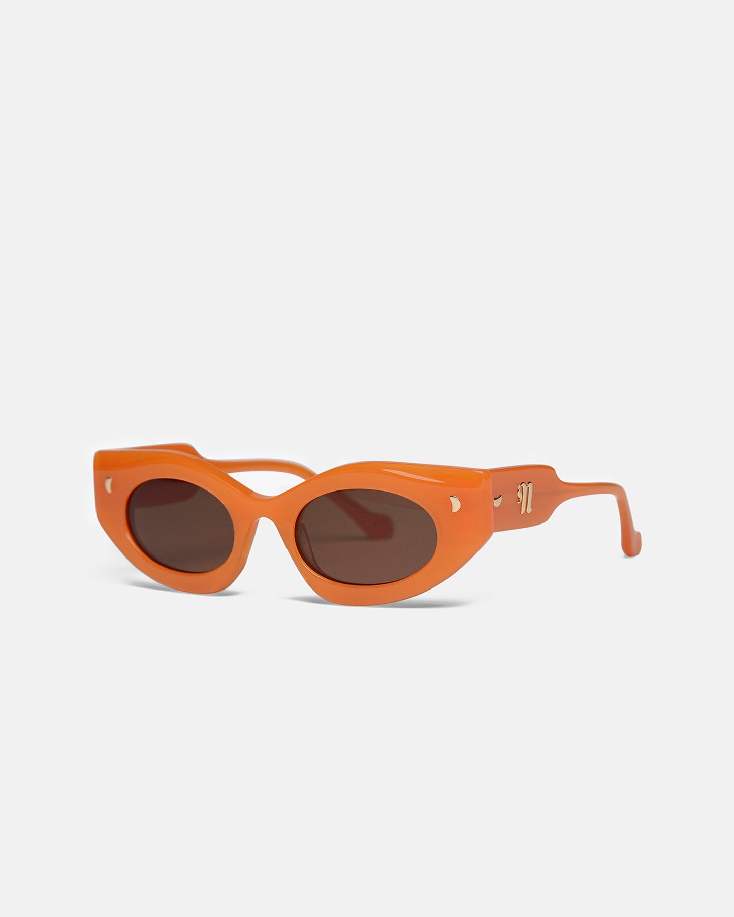 Leonie - Bio-Plastic Sunglasses - Orange Merino