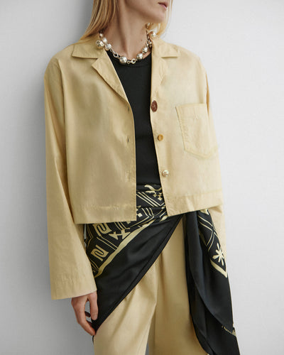 Vally - Light Poplin Shirt - Beige