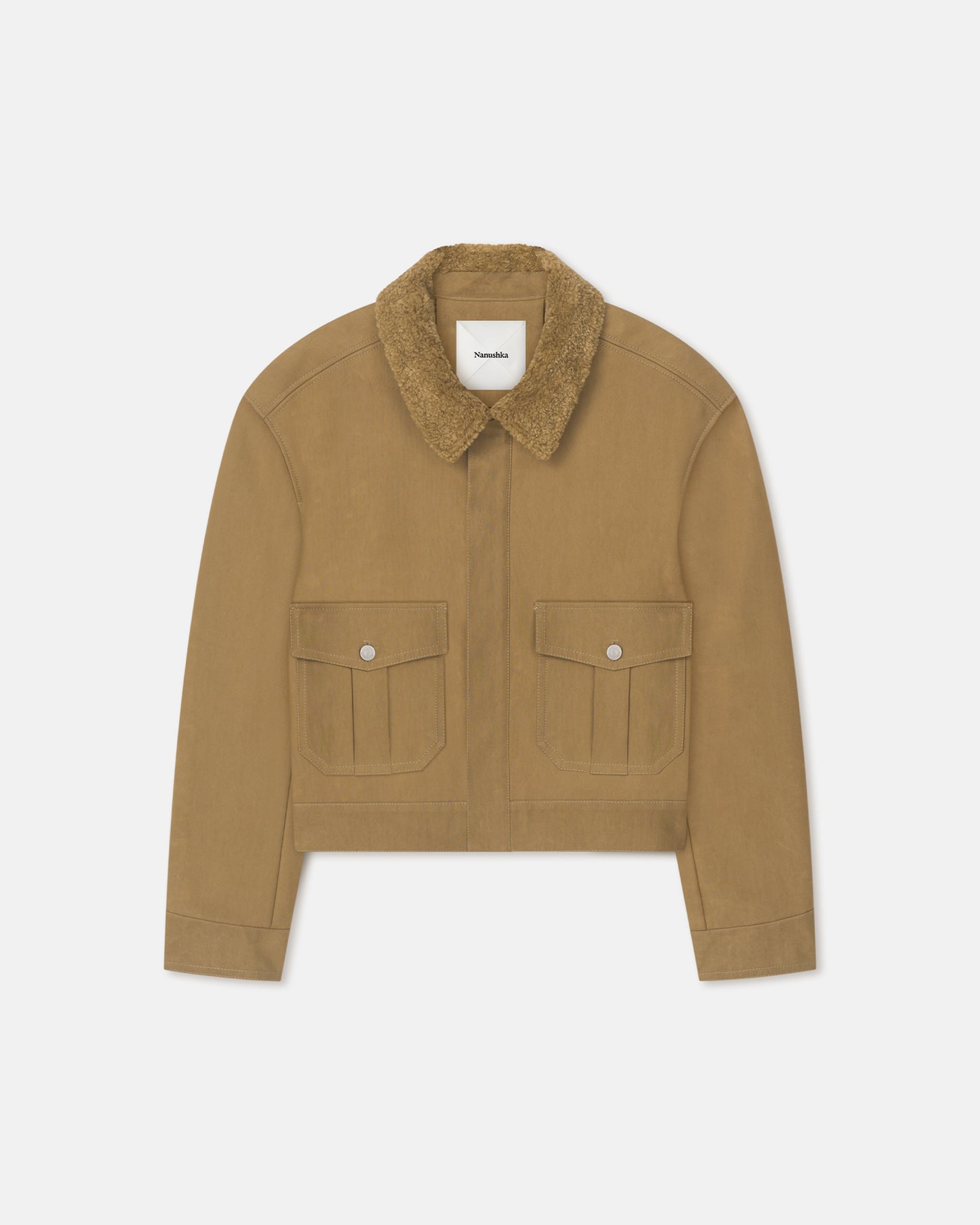 Nowell - Wax Cotton Jacket - Yellow Khaki