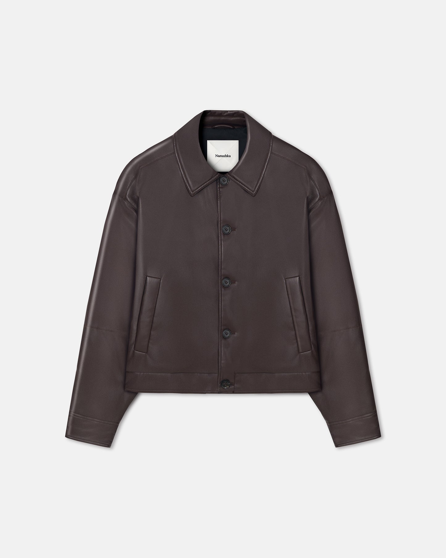 Zaler - Okobor™ Alt-Leather Jacket - Coffee Ground