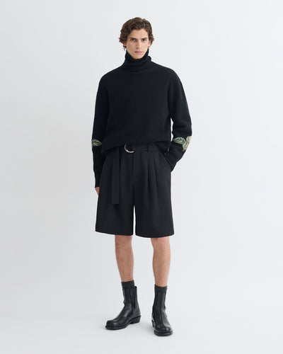 Derulo - Tailored Crepe Twill Shorts - Black