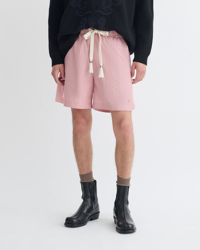 Anish - Striped Shorts - Pink