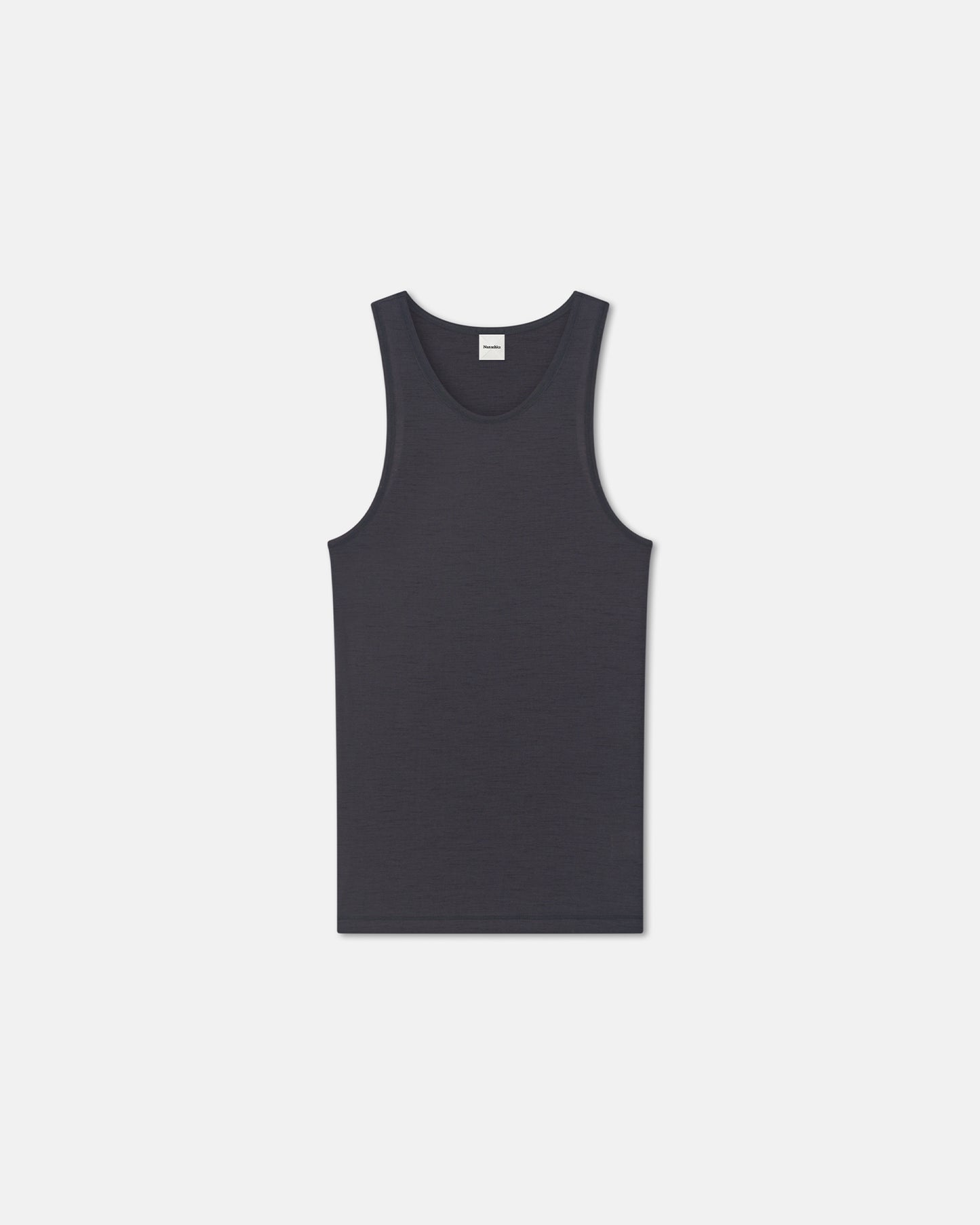 Jahi - Melange Wool Jersey Tank Top - Grey Melange