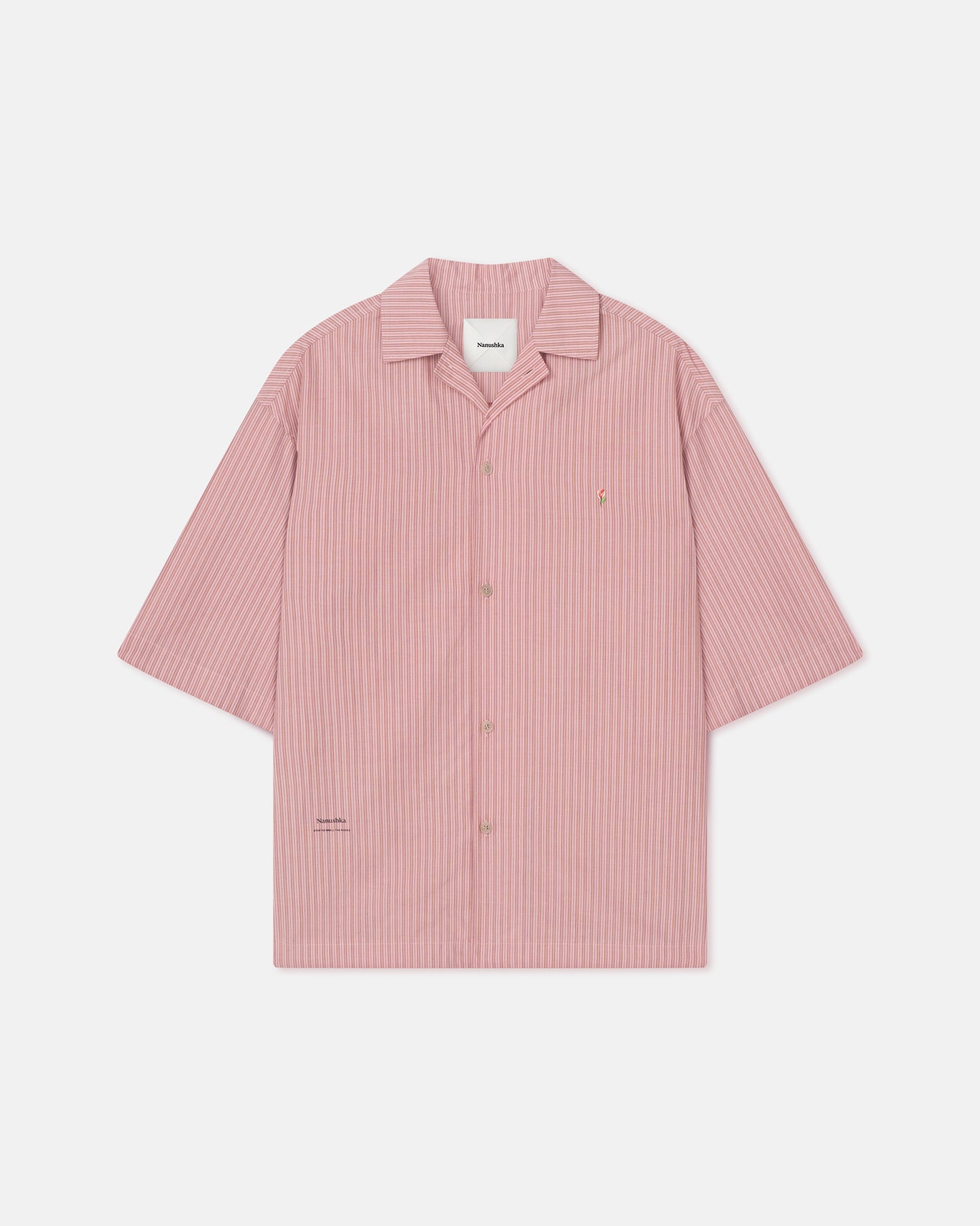 Anwel - Striped Shirt - Pink