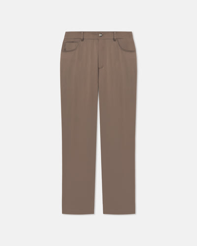 Macen - Slip Satin Trousers - Coffee Bean