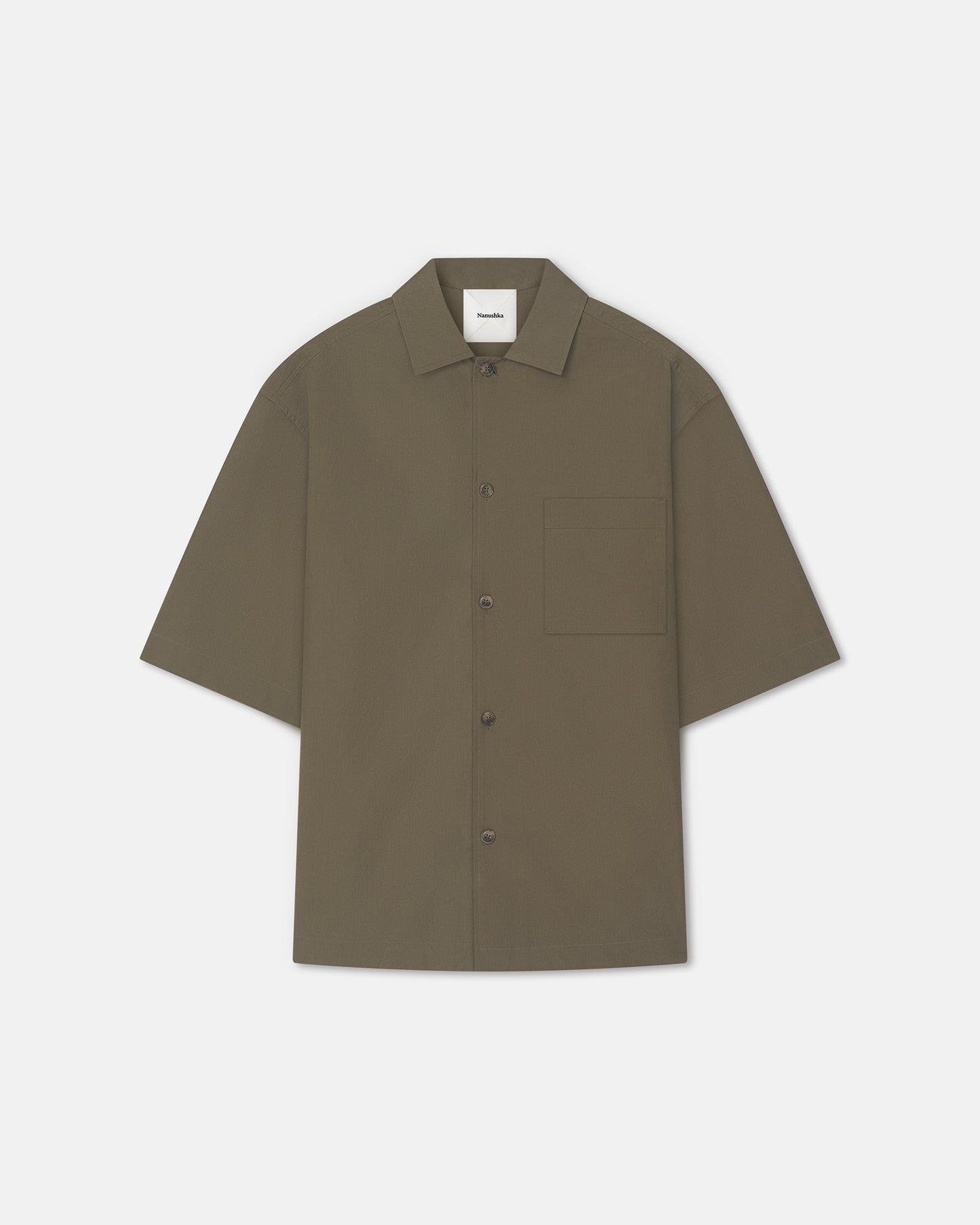 Caspian - Heavy Poplin Shirt - Uniform Green