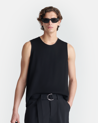 Kobee - Georgette Tank Top - Black