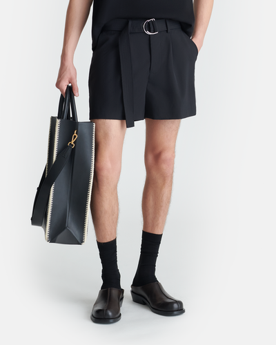 Ollie - Belted Shorts - Black
