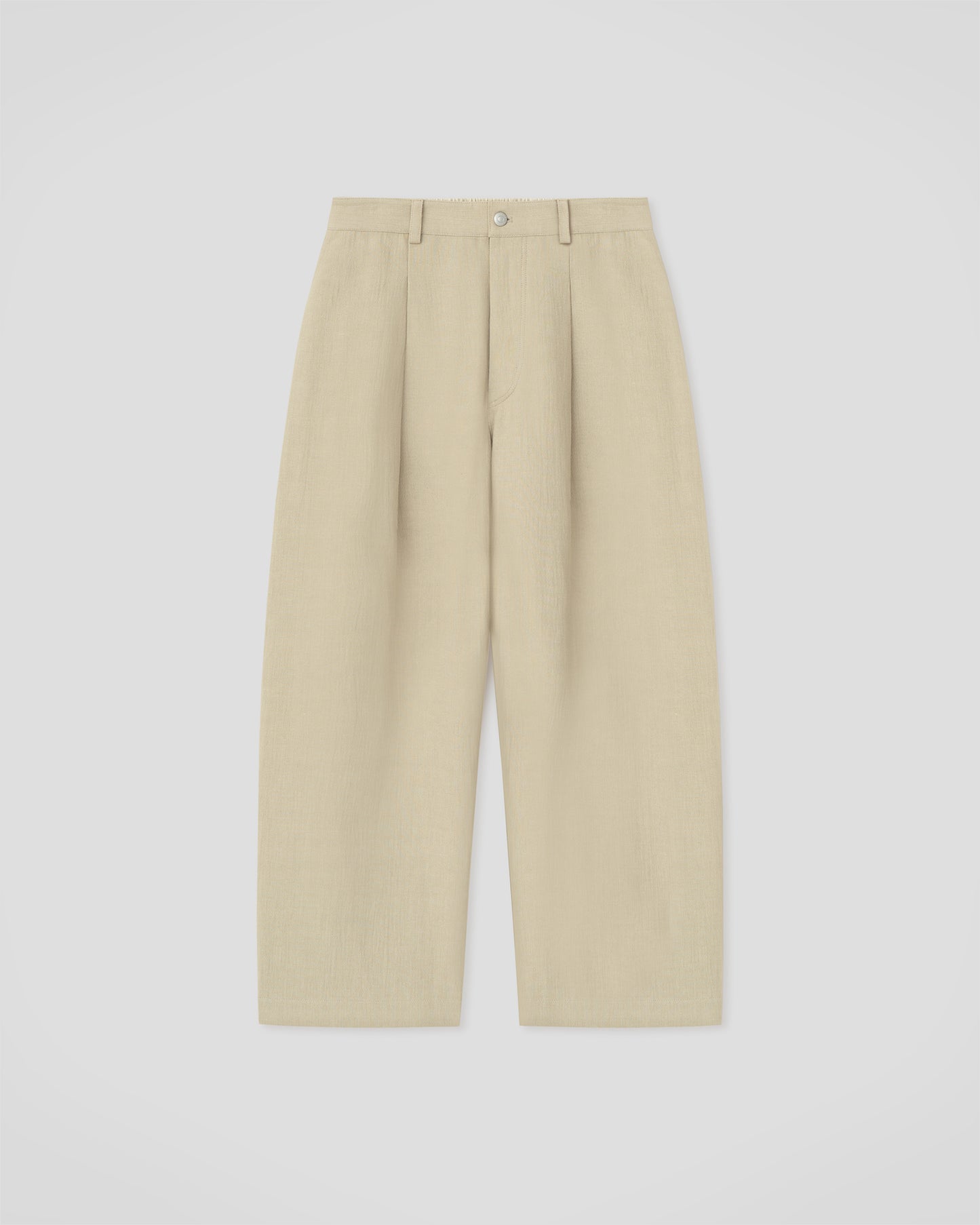 Roldan - Bonded Linen Trousers - Sand