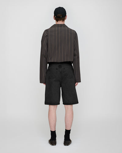 Mydal - Denim Belt - Washed Black