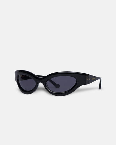 Trysta - Bio-Plastic Wrap Sunglasses - Black
