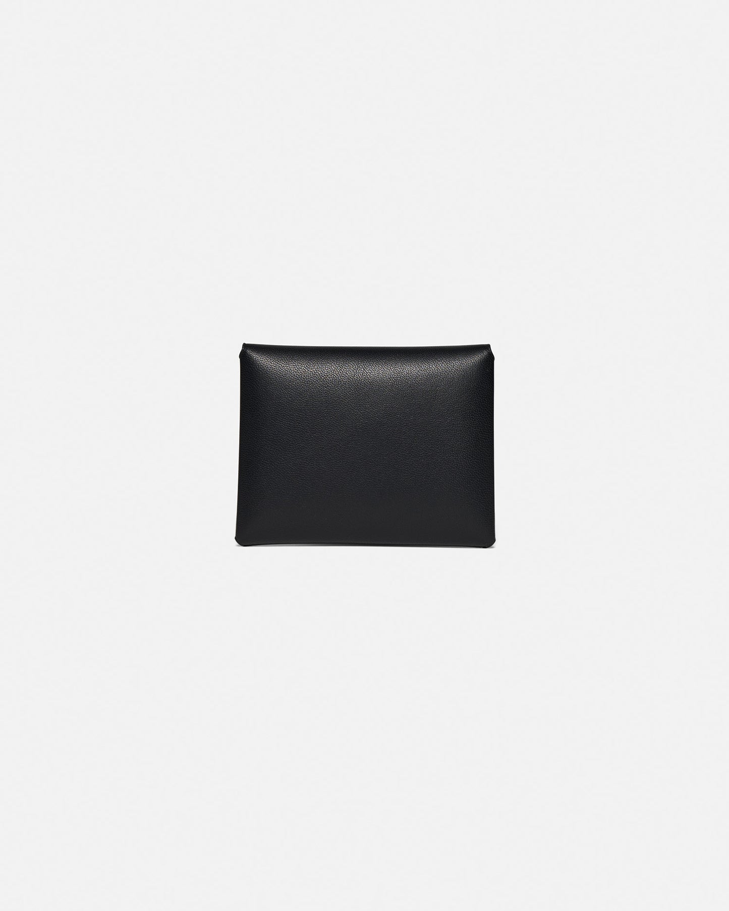 Folded - Leather Cardholder - Black/Moonbeam