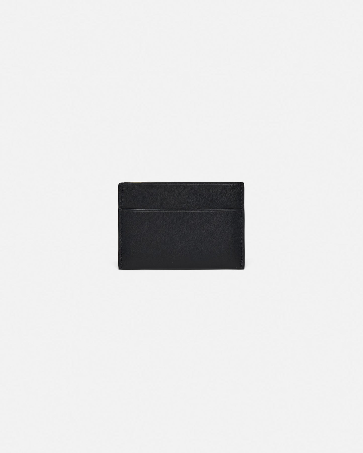 Origami - Leather Cardholder - Black/Moonbeam
