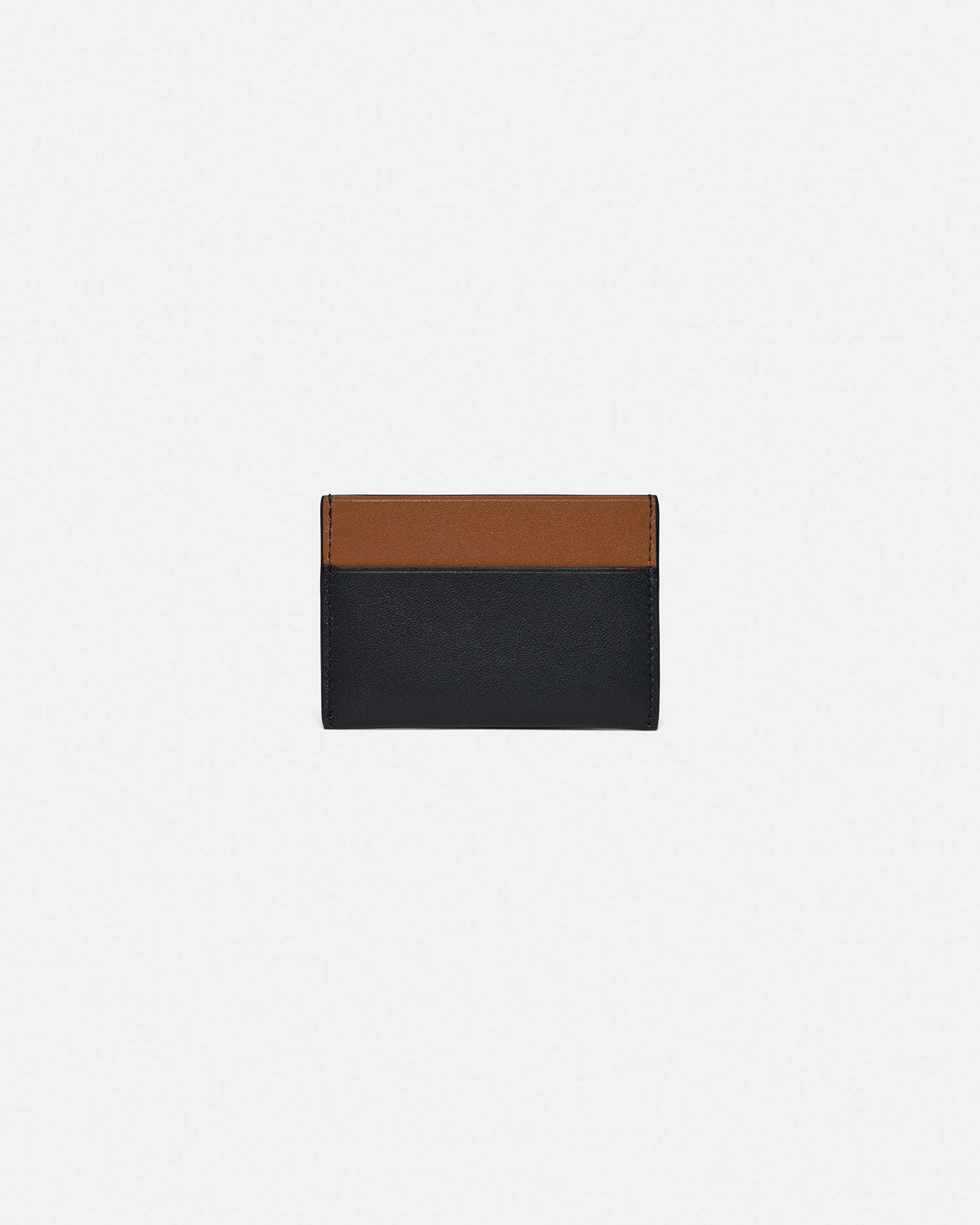 Origami - Leather Cardholder - Black/Tan/Moonbeam