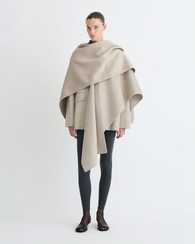 Kamin - Double Wool Scarf - Stone