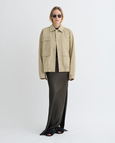 Zubin - Tech Twill Jacket - Pebble