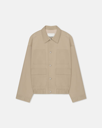 Zubin - Tech Twill Jacket - Pebble