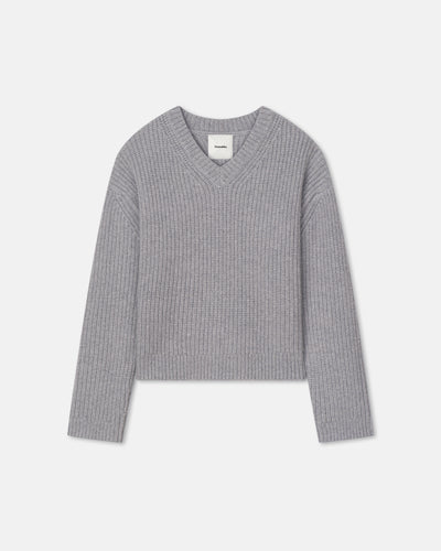 Morcar - Merino and Cashmere-Blend Sweater - Light Grey