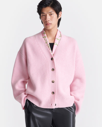 Laran - Cashmere-Blend Cardigan - Light Pink
