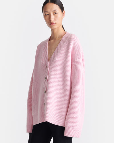 Laran - Cashmere-Blend Cardigan - Light Pink