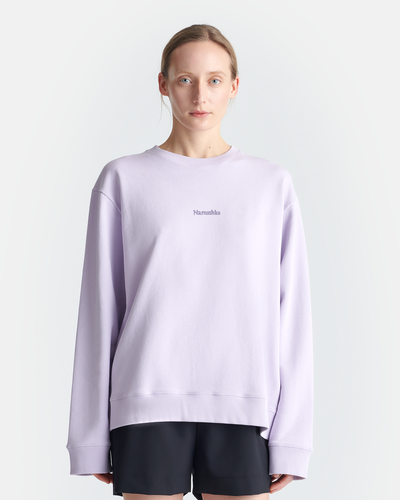 Remy - Printed Cotton-Fleece Sweatshirt - Lilac/Black/Books