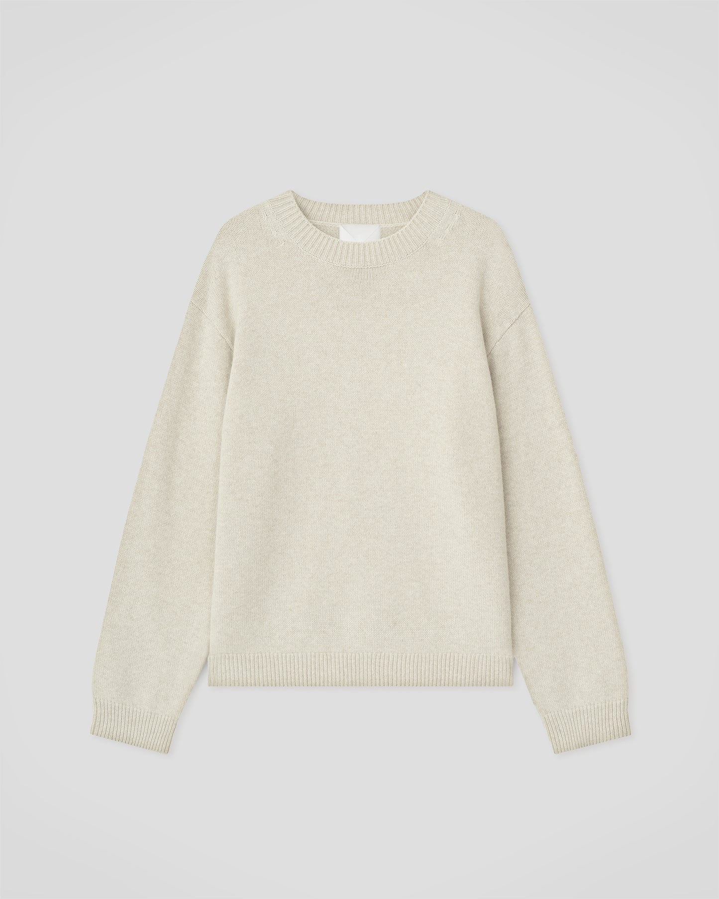 Renea - Wool Cotton Blend Sweater - Creme