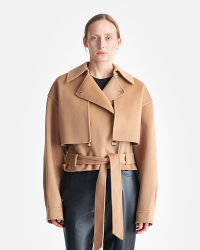 Satoyo - Wool And Silk-Blend Jacket - Camel