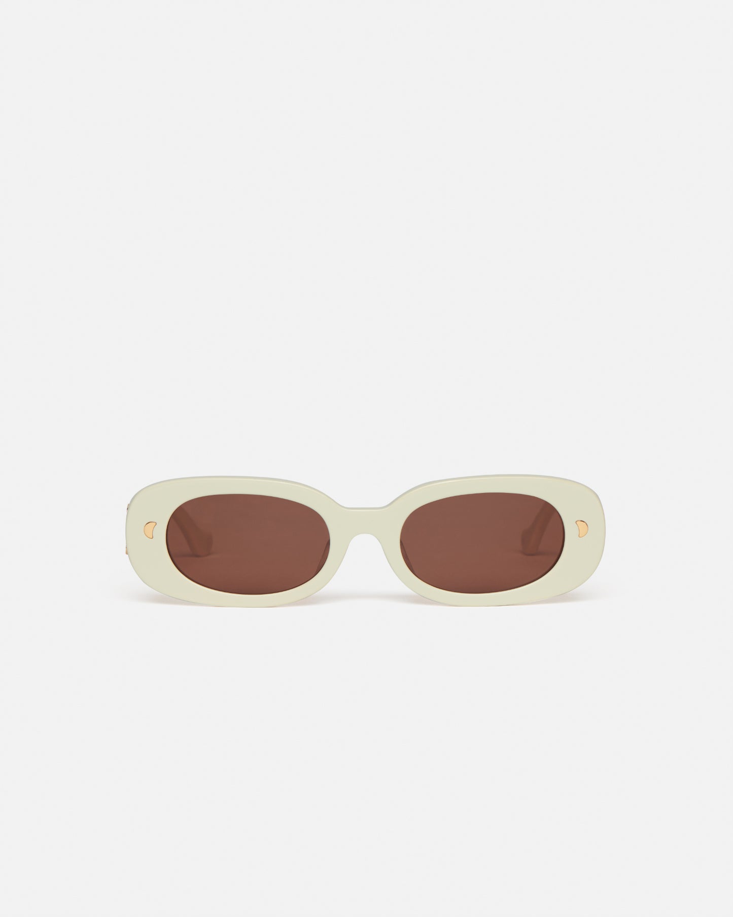 Aliza - Bio-Plastic Oval-Frame Sunglasses - Shell