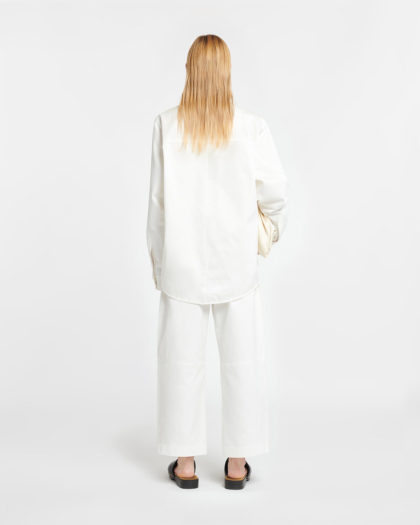 Corinna - Twill Shirt - White