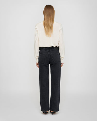 Nadra - Fine Merino Sweater - Creme