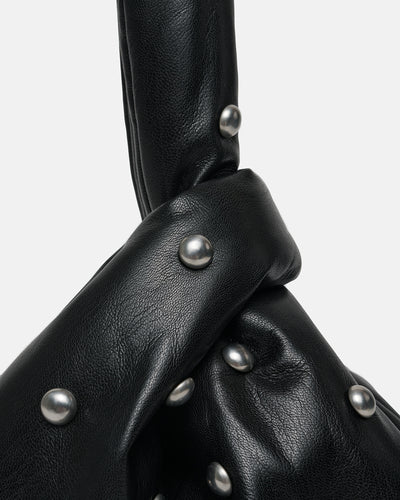 Jen Mini - Okobor/Studs Evening Bag - Black/Silver