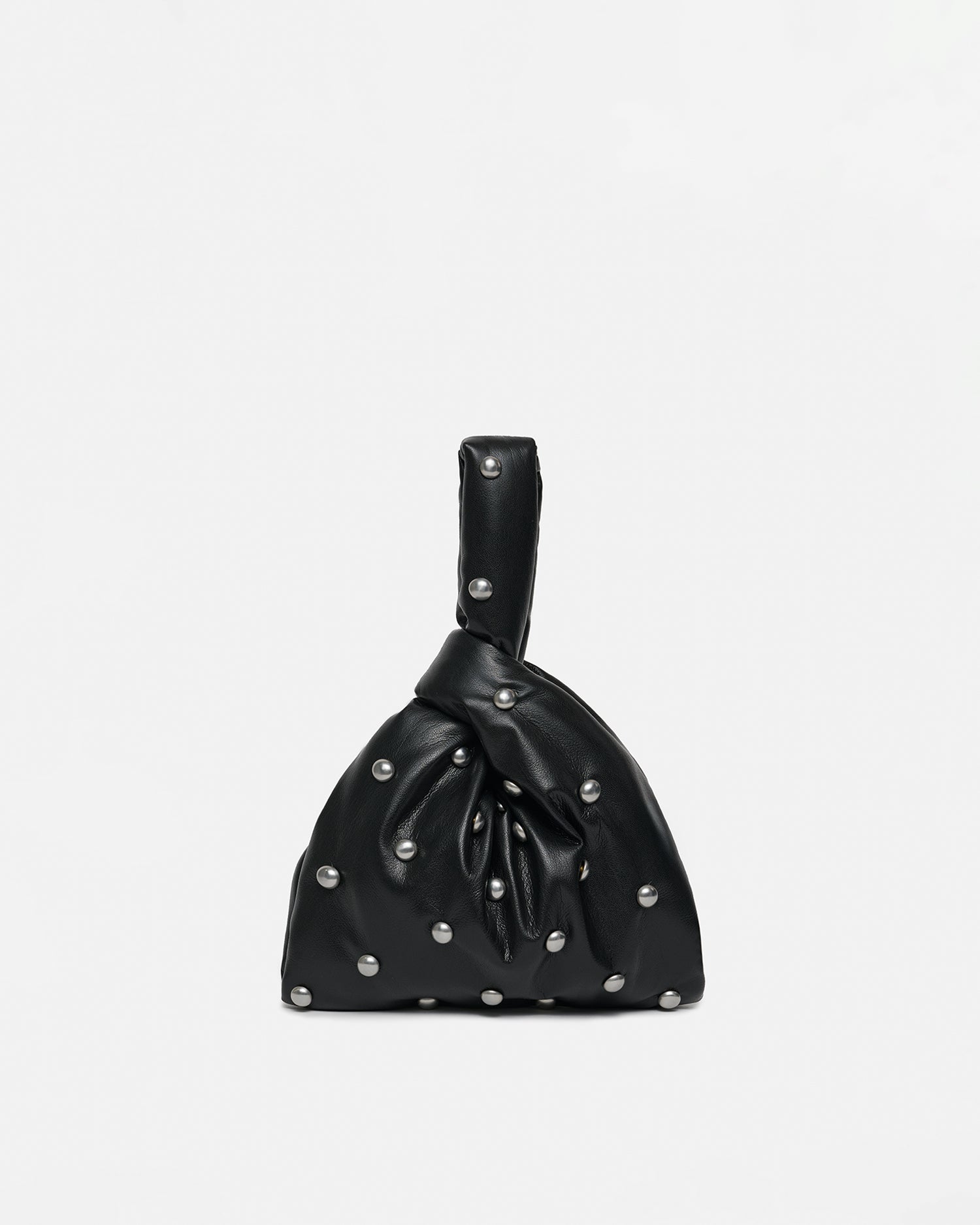 Jen Mini - Okobor/Studs Evening Bag - Black/Silver – Nanushka