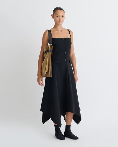 Angeria - Paper Jersey Dress - Black