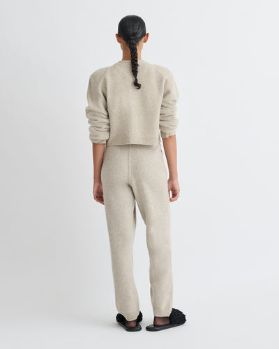 Teclah - Overwashed Merino Pants - Oatmeal