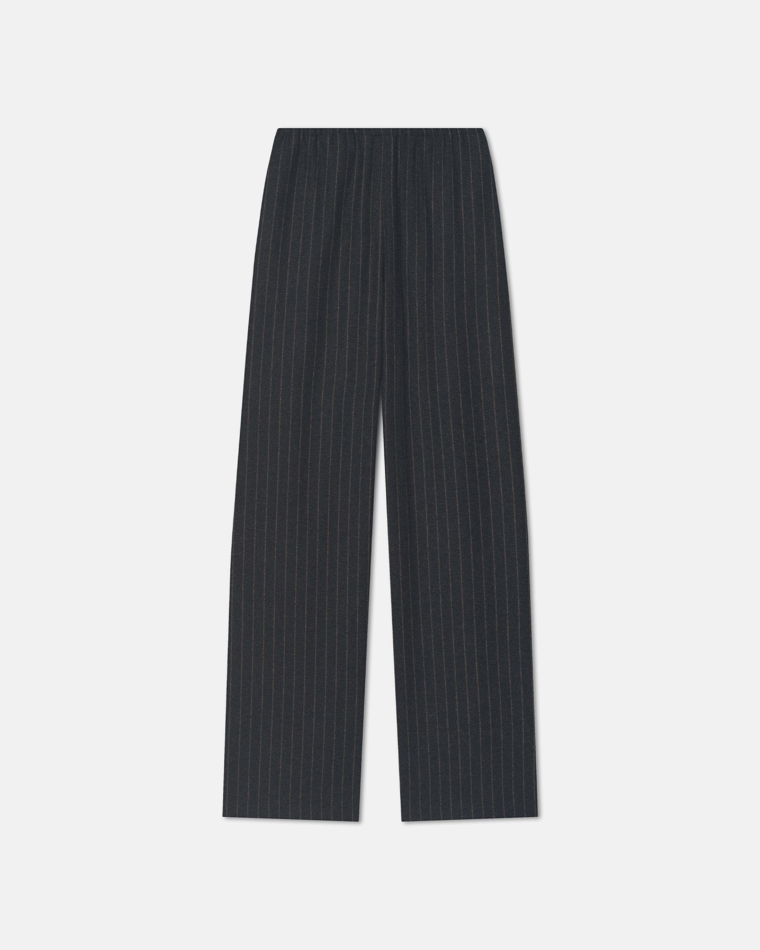 Arvenn - Pinstripe Wool Pants - Black/Grey – Nanushka