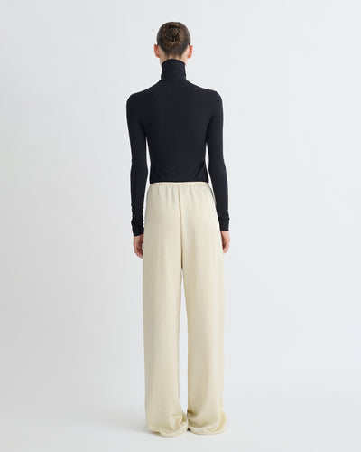 Arvenn - Crisp Satin Pants - Ecru