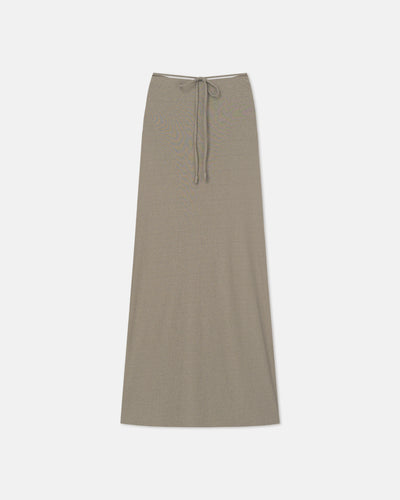Cheyen - Mesh Jersey Long Skirt - Fog