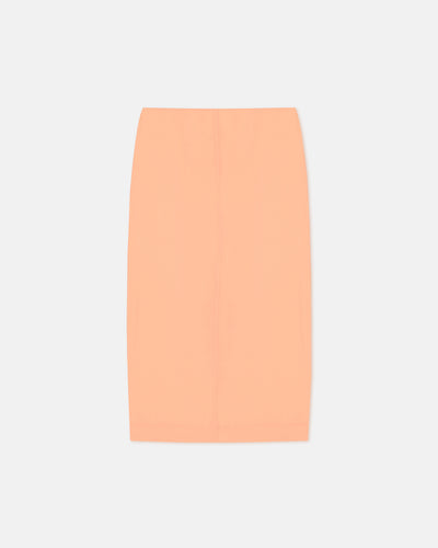 Ciar - Crepe Organza Mid-Length Skirt - Apricot